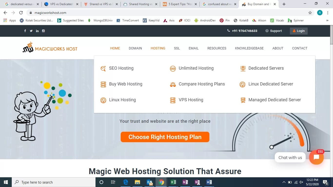 Shared VPS and Dedicated Hosting